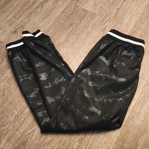 Galaxy By Harvic Black Camo Track Pants